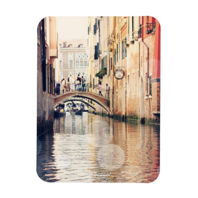Imán Destinos | Fotografía góndolas de Venecia (Vertical)