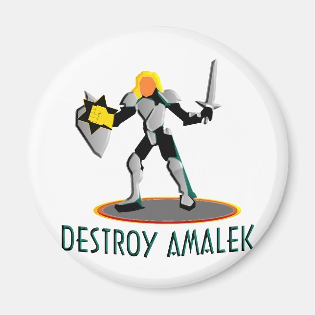 Imán Destroy Amalek (Frente)
