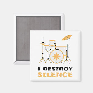 Imán Destruyo el Silencio Baterista Divertido