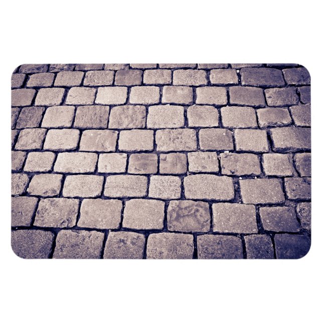 Imán Detalle de calle empedrada, horizontal (Horizontal)