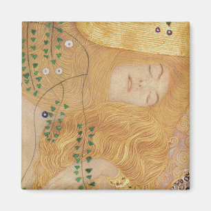 Imán Detalle de Gustavo Klimt el de las serpientes