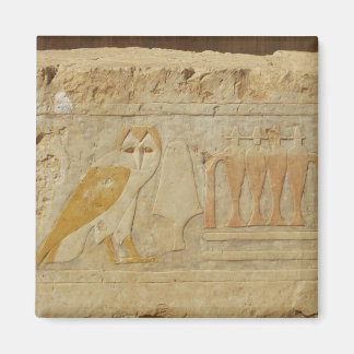 Imán Detalle de jeroglífico de búho, Templo Hatshepsut,