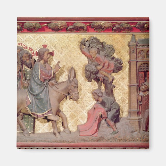 Imán Detalle de la entrada de Cristo en Jerusalén (Frente)