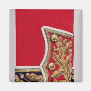 Imán Detalle de la manga de un uniforme del ejército