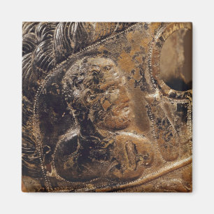 Imán Detalle de la máscara de un gladiador
