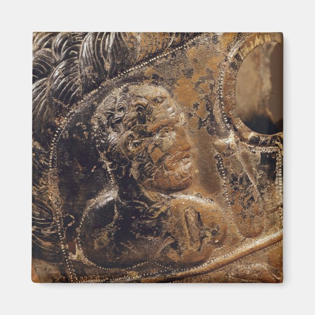 Imán Detalle de la máscara de un gladiador (Frente)