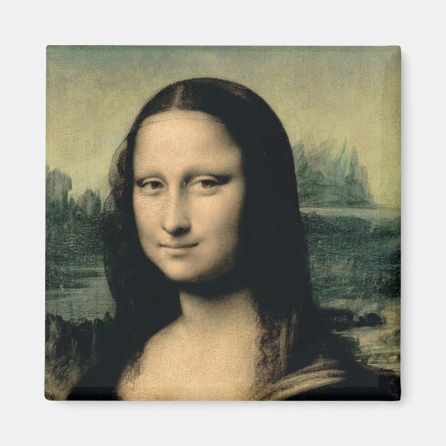 Imán Detalle de la Mona Lisa, c.1503-6 (Frente)