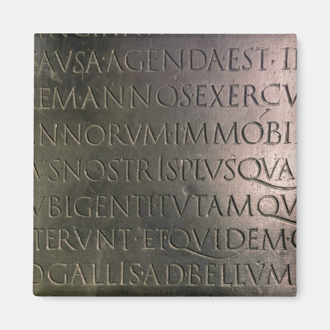 Imán Detalle de la tabla de Claudian (Frente)