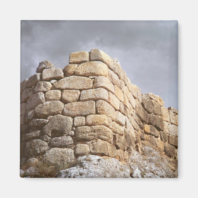 Imán Detalle de una pared de piedra (Frente)