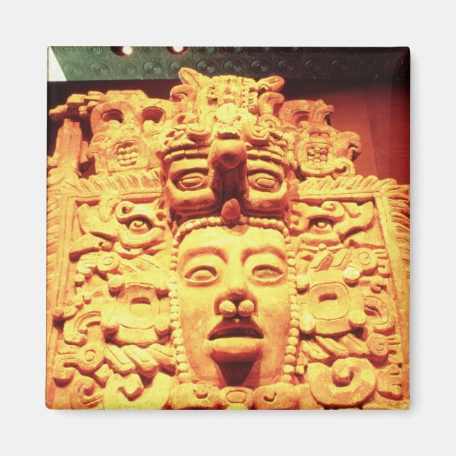 Imán Detalle de una pared de un templo con (Frente)