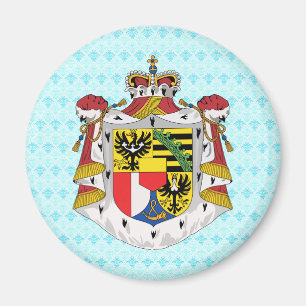 Imán Detalle del escudo de armas de Liechtenstein
