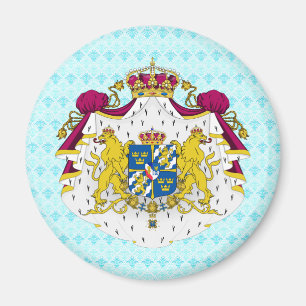 Imán Detalle del escudo de armas de Suecia