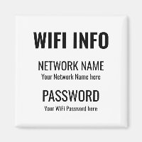 Detalles de WiFi Blanco simple tipo tipográfico ne