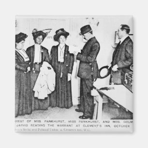 Imán Detención de señora Pankhurst