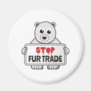 Imán Detener el oso polar triste comercial