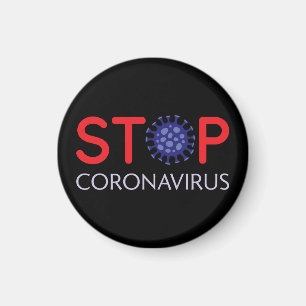 Imán Detener el personalizado pandémico de Coronavirus