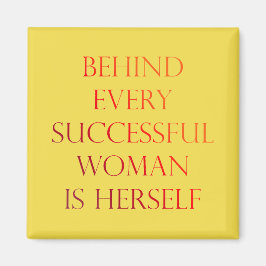 Imán Detrás De La Mujer Está La Inspiradora Cita Magne