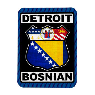 Imán Detroit Bosnio-American Magnet