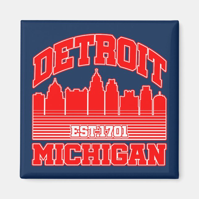 Imán Detroit, Michigan (Frente)