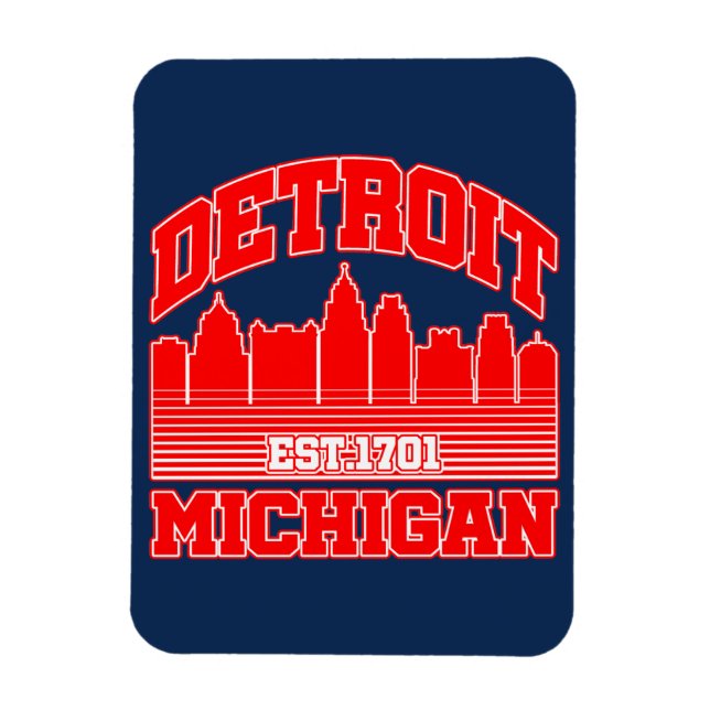 Imán Detroit, Michigan (Vertical)