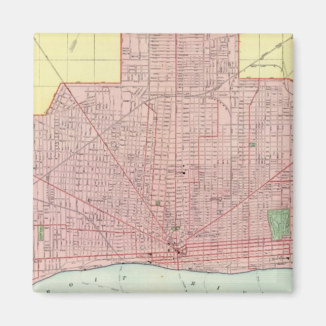 Imán Detroit y sus cercanías (Frente)