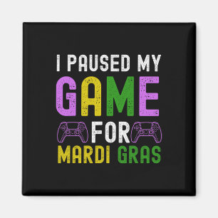 Imán Detuve Mi Juego Para El Videojuego Mardi Gras Mard