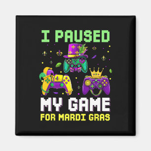 Imán Detuve Mi Juego Para El Videojuego Mardi Gras Mard