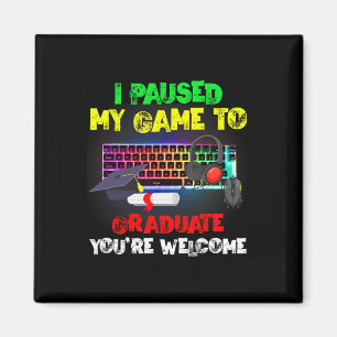 Imán Detuve Mi Juego Para Graduar El Video Juego