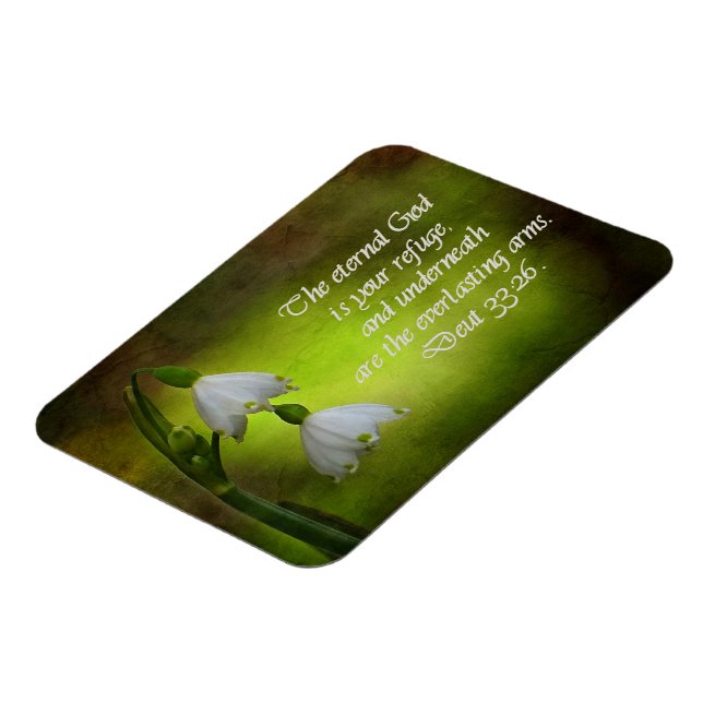 Imán Deuteronomio 33:26 Refugio Eterno Inspirador (Lado Izquierdo)