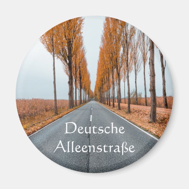 Imán Deutsche Alleenstraße (Frente)