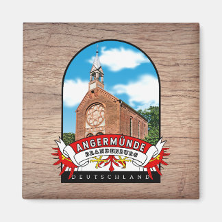 Imán Deutschland Angermünde Vintage souvenir