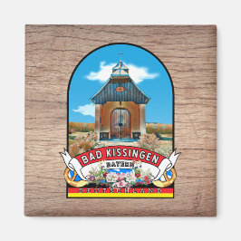 Imán Deutschland Bad Kissingen Vintage souvenir