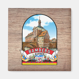 Imán Deutschland Bamberg Vintages Souvenir