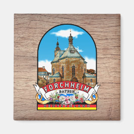 Imán Deutschland Forchheim Vintage souvenir