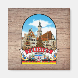 Imán Deutschland Freising Vintage souvenir