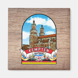 Imán Deutschland Kempten Vintage souvenir