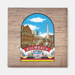 Imán Deutschland Kulmbach Vintage souvenir