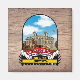 Imán Deutschland Ludwigsburg Vintage souvenir