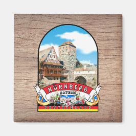 Imán Deutschland Nürnberg Vintages Souvenir