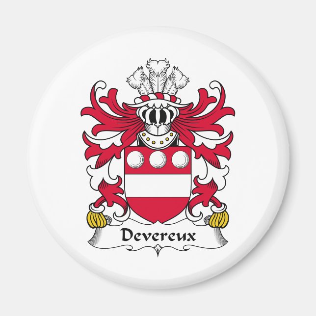 Imán Devereux Family Crest (Frente)