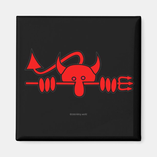 Imán Devil Kilroy Magnet 1 (Frente)