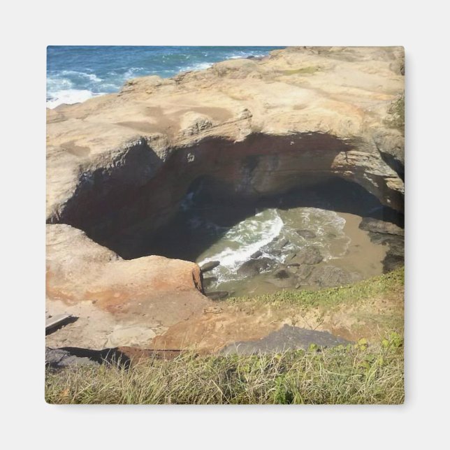 Imán Devil's Punchbowl, Costa de Oregón (Frente)