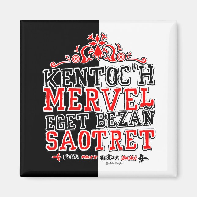 Imán Devise de la Bretagne (Frente)