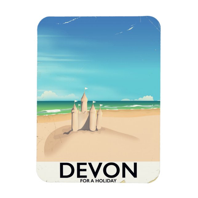 Imán Devon, Inglaterra para unas vacaciones. (Vertical)