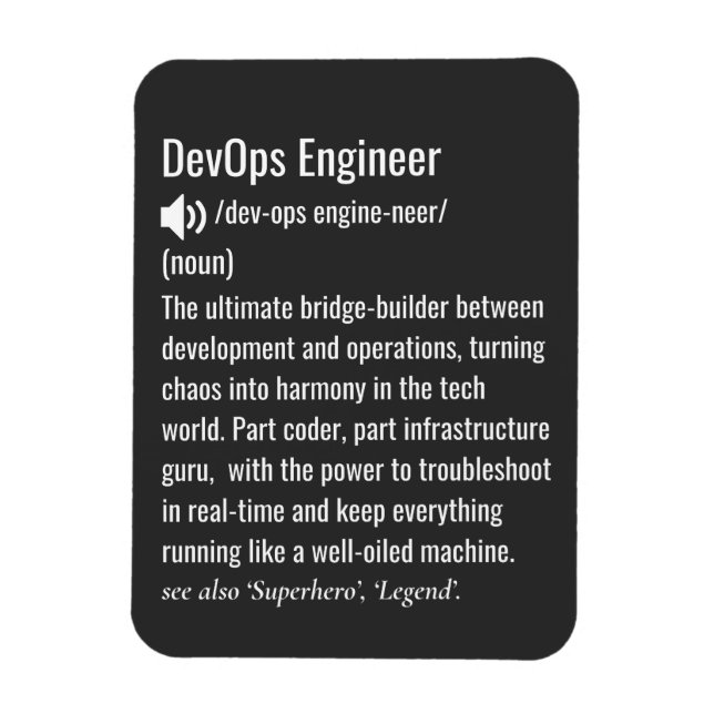 Imán DevOps engineer definition  (Vertical)