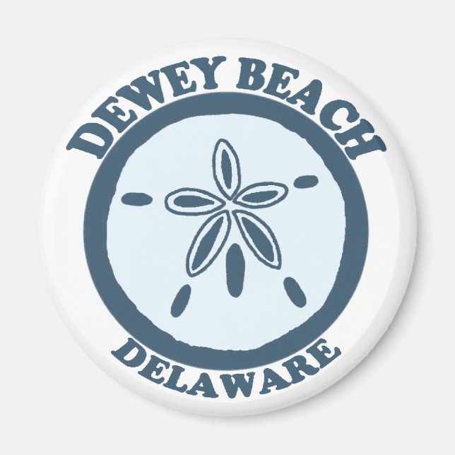 Imán Dewey Beach. (Frente)