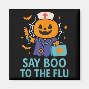 Imán Di Boo A La Calabaza De Vacunas De Halloween Para