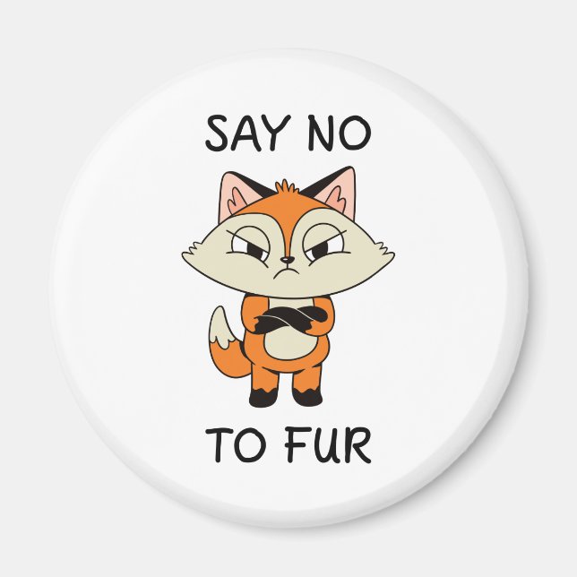Imán Di no a Fur - Sad Fox (Frente)