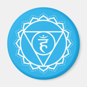 Imán Di tu verdad azul garganta Chakra Magnet
