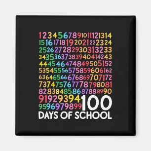 Imán Día 100 de la escuela para maestros y niños Matemá